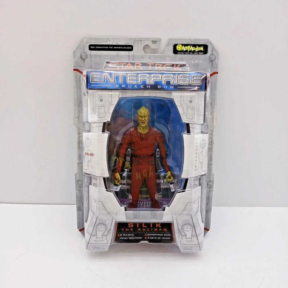 Star Trek Enterprise Away Team Silik Suliban Figure NIB 2002 Art Asylum